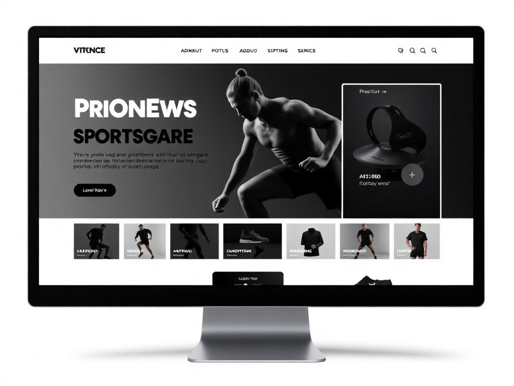 Sportswear Store Concept — Shopify Store Build preview