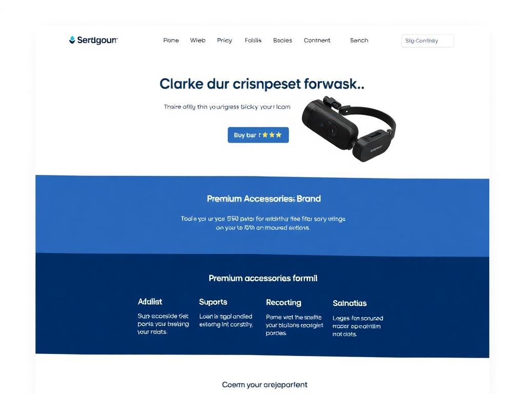 Accessories PDP Concept — CRO / Optimization preview